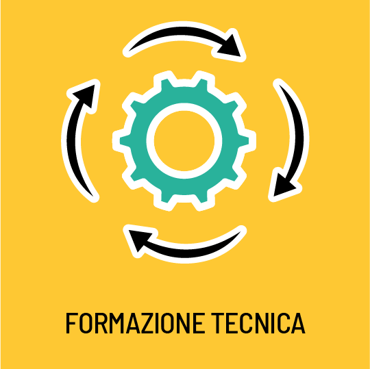 Icona che rappresenta la formazione tecnica erogata da Officina Consulting